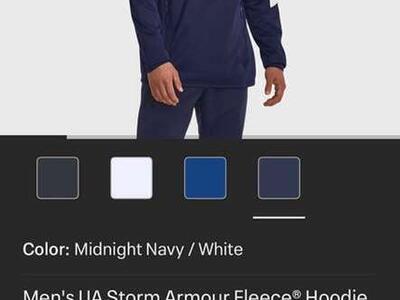 Men's UA Storm Armour Fleece® Hoodie 2xlt