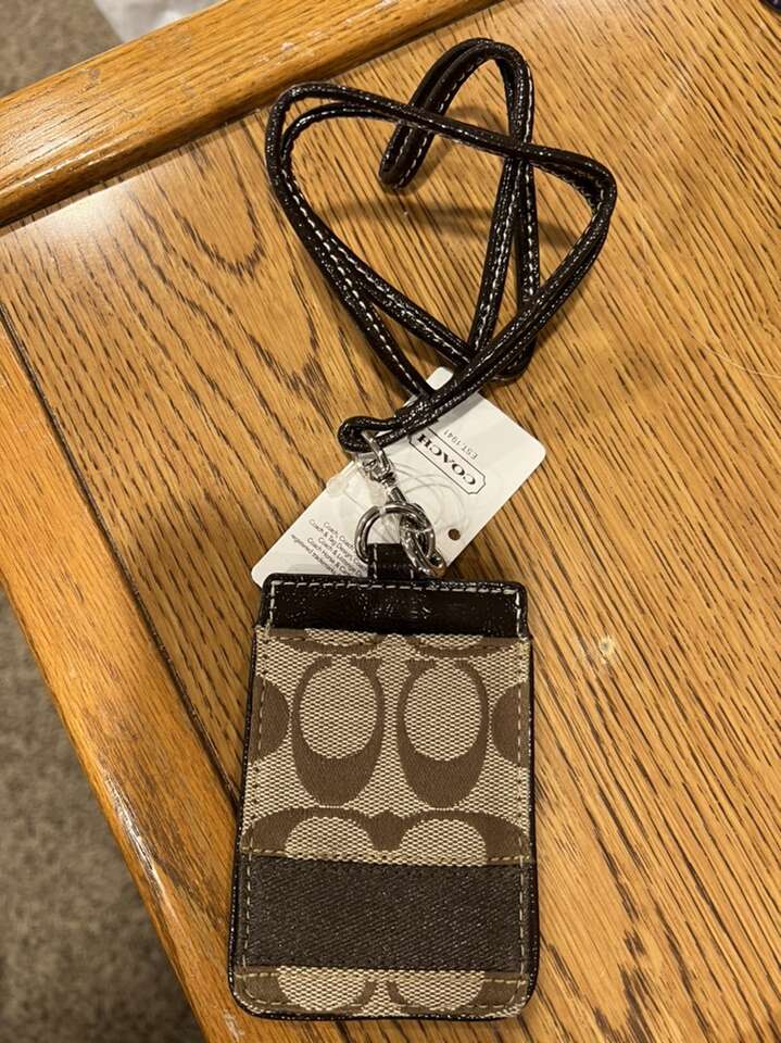 Authentic Coach ID Badge Lanyard