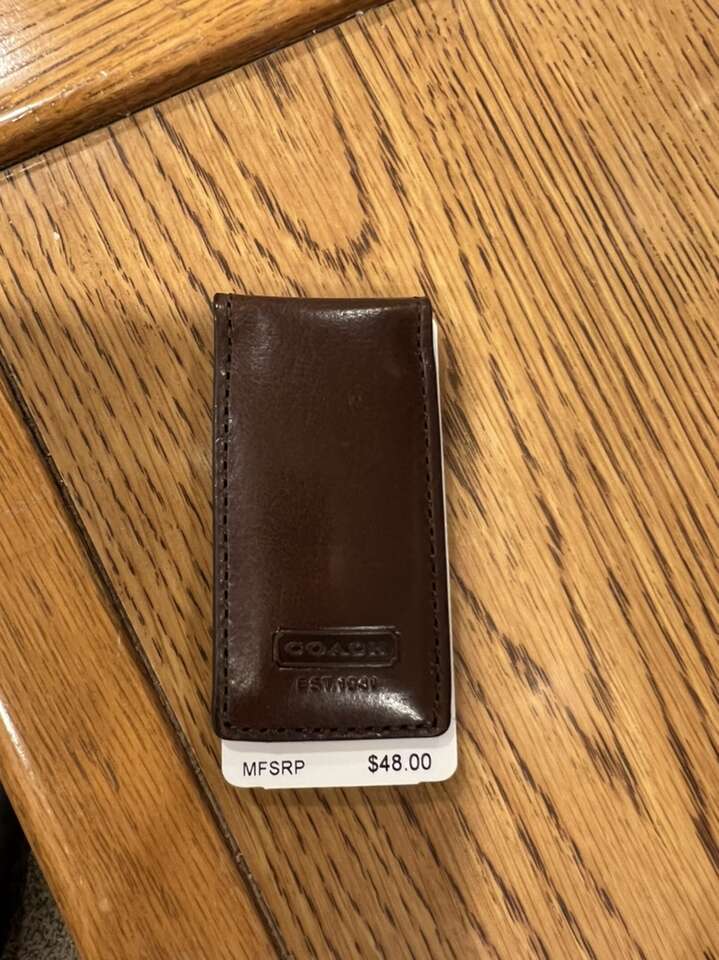 Authentic Coach Brand Money Clip