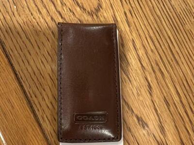 Authentic Coach Brand Money Clip