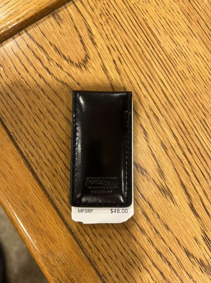 Authentic Coach Brand Money Clip