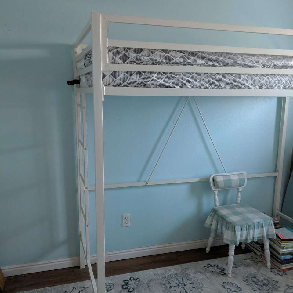 White Loft Bed Furniture
