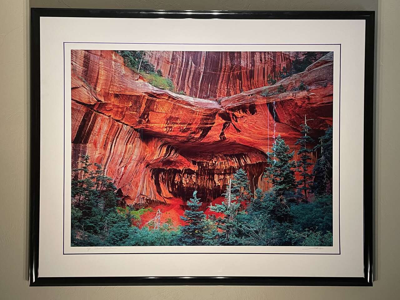 Michael Fatali "Double Arch Alcove" authentic cibachrome 30x40