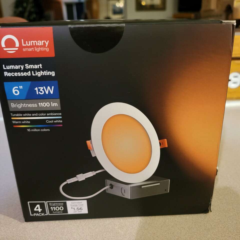 Recessed ceiling lights, 4 pack lumary