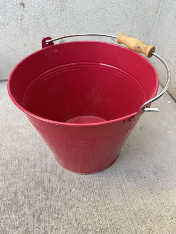 Red Bucket Pottery Barn