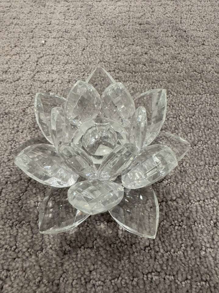 Zgallerie Glass Flower Candle Holder
