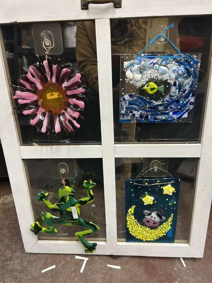 Fused Glass Suncatchers