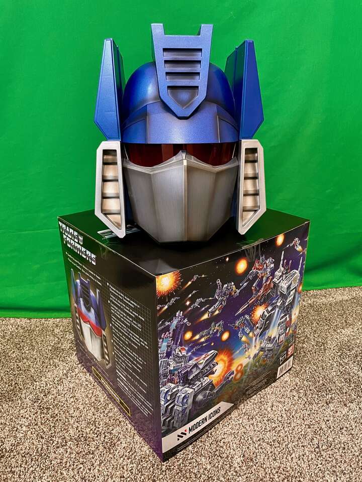 Transformers Cosplay Soundwave Helmet w/Electronic Lights/Sounds