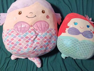 Cute mermaid squishmallows