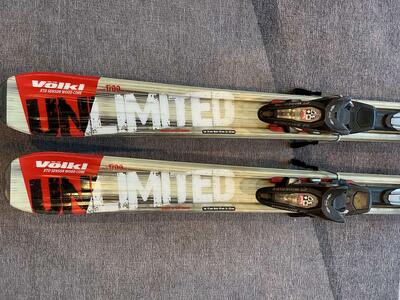 Vintage VOLKL AC50 skis 170cm with Marker bindings