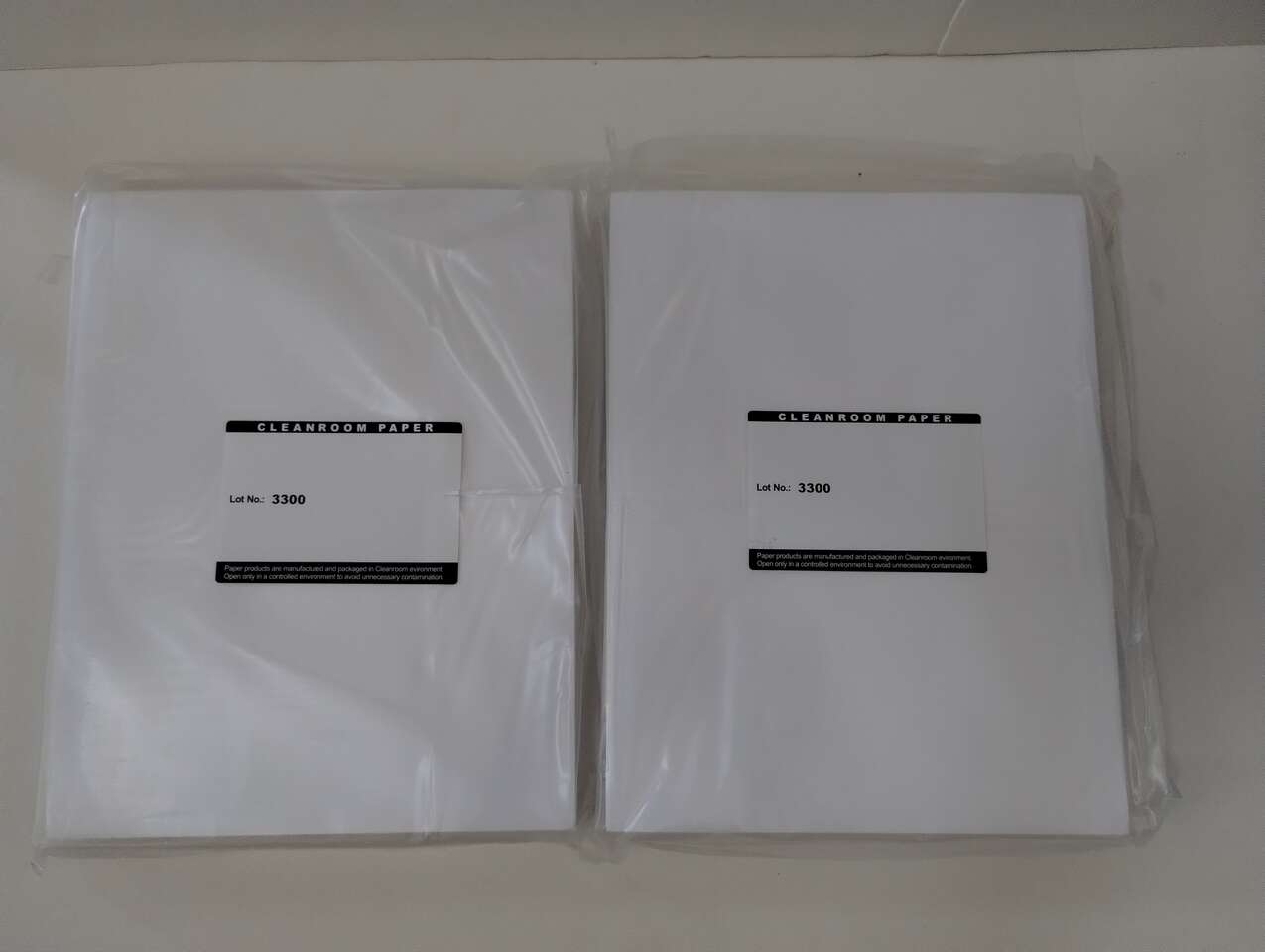 WHITE color Clean Room paper NEW - 250 sheets sealed