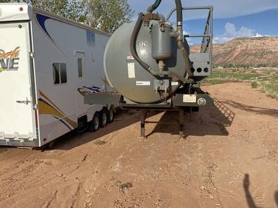 2013 Rough Neck 130 Barrel Vacuum Trailer