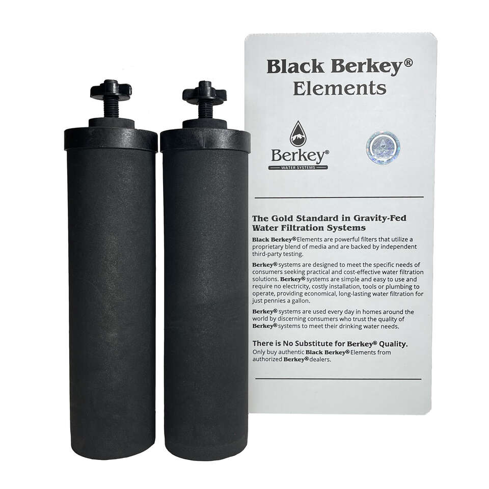 "Authentic" Berkey Black Purification filters charcoal-silver impregnated elements