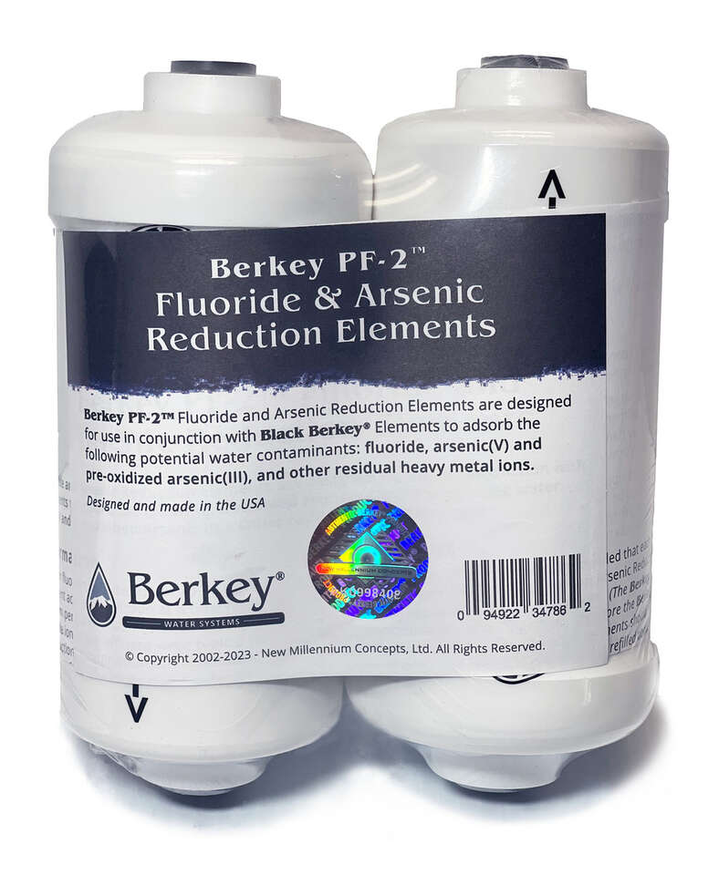 Berkey PF2 fluoride heavy metals filter