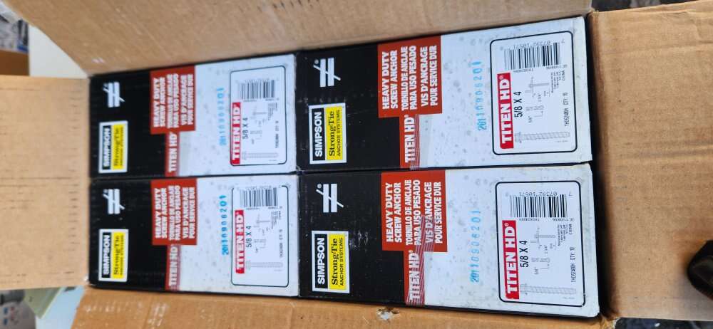 NEW TITEN HD ANCHOR SCREWS