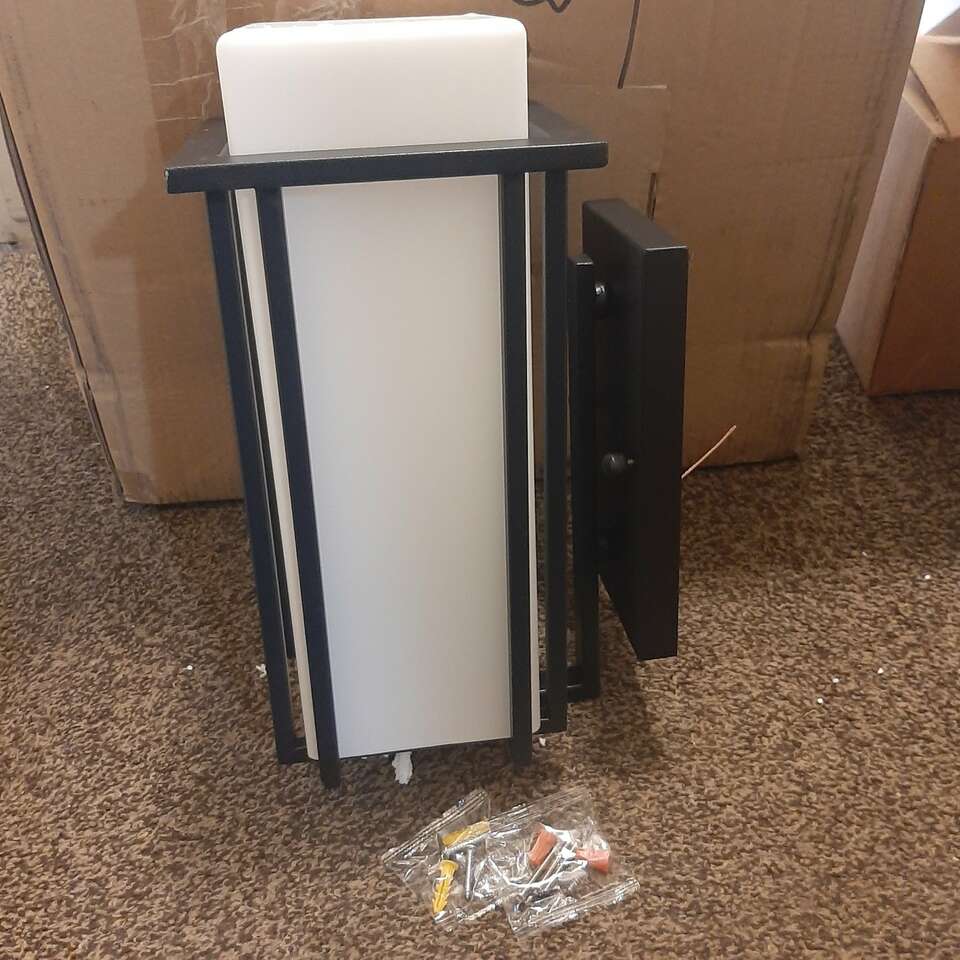 New outdoor wall light