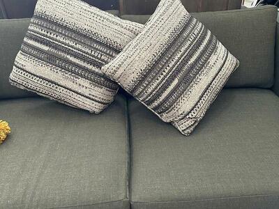 Two Duck Feather Filled Citizenry Pillows