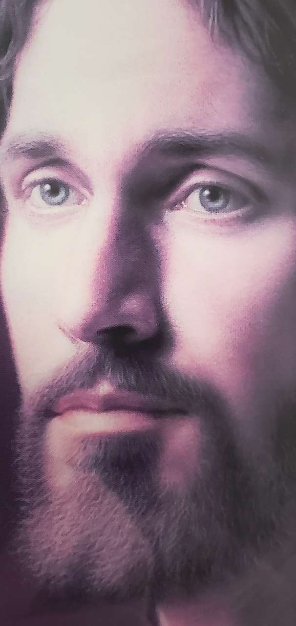 Simon Dewey 'Divine Redeemer' matted and framed print