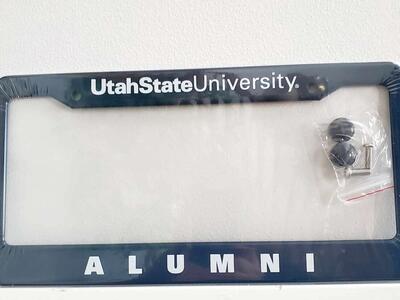 Utah State University Alumni License Plate Holder.