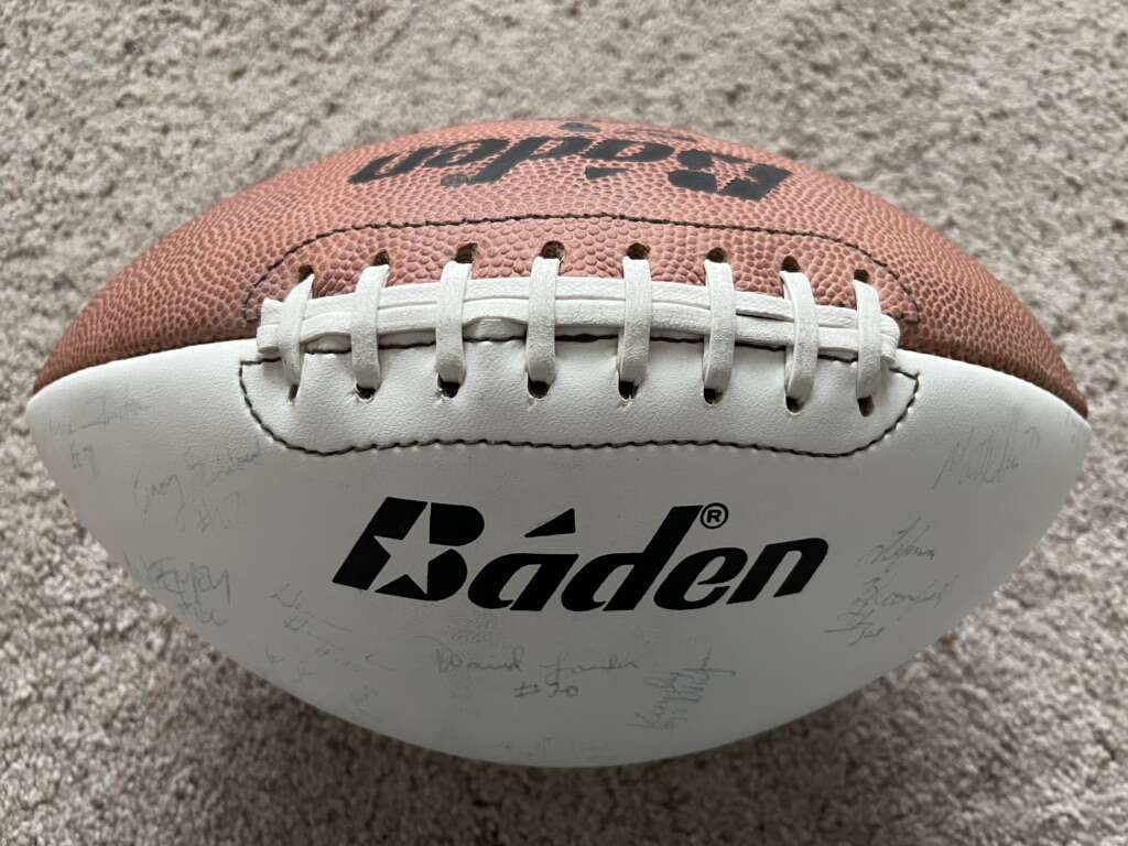 1993 BYU Football Team Autographed Football