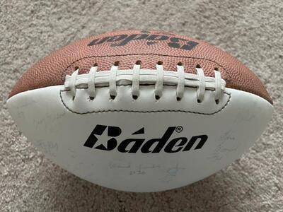 1993 BYU Football Team Autographed Football