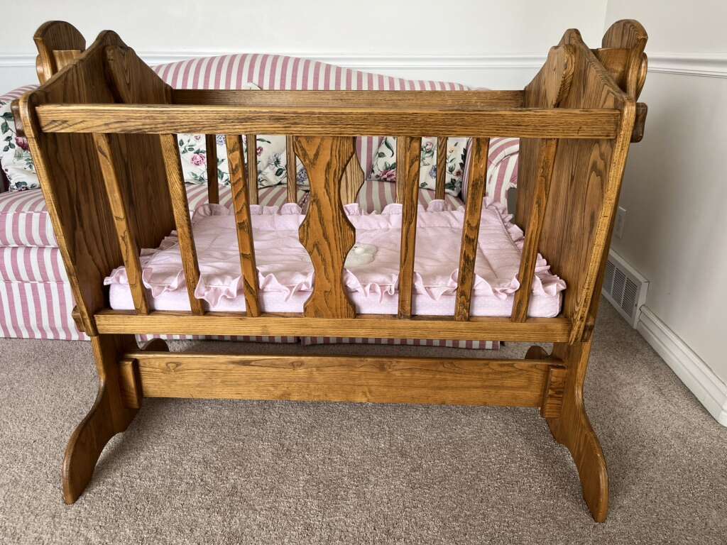 Amish Type Baby Cradle