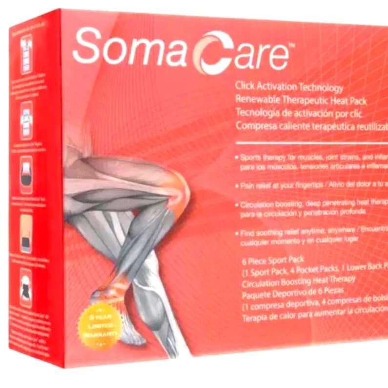 Soma Care Renewable Therapeutic Heat Pack, 6 Piece