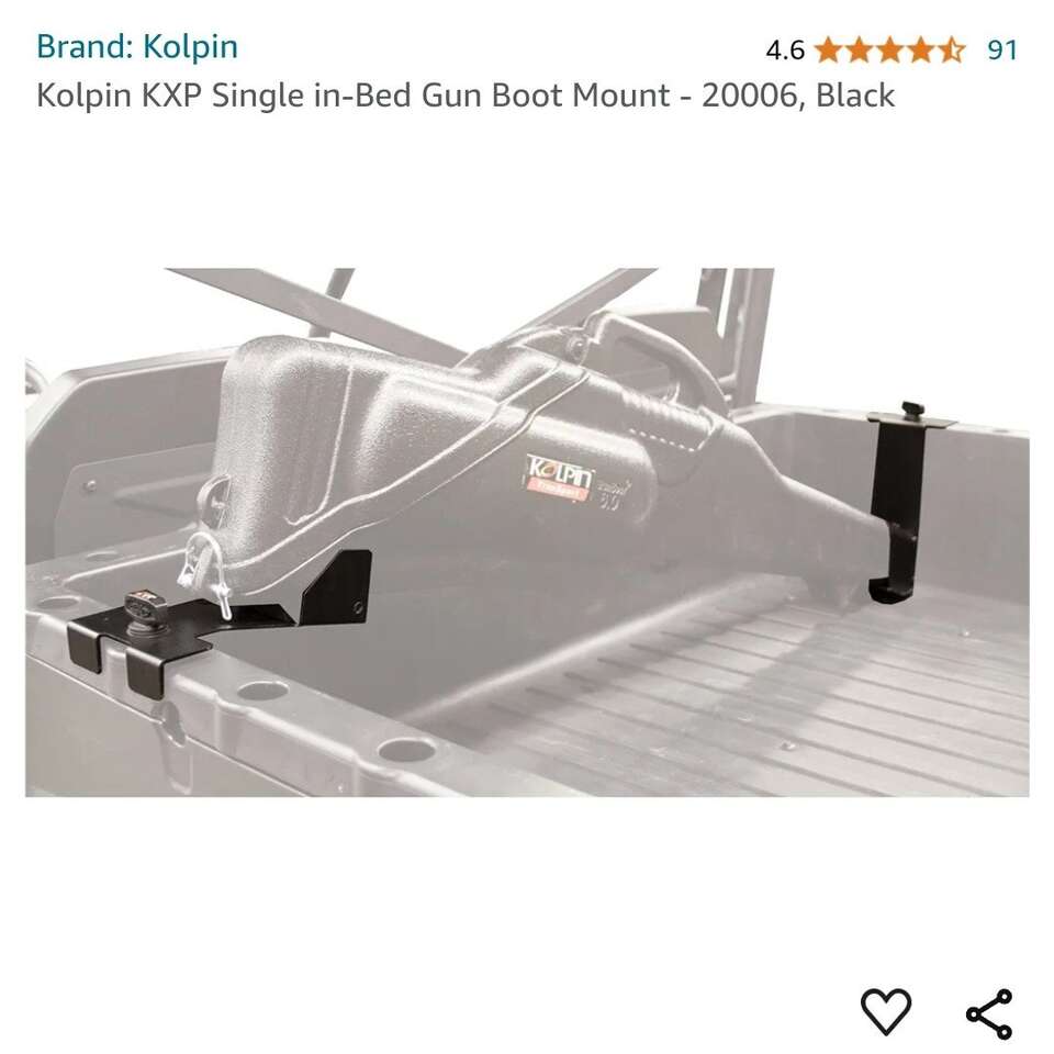 Kolpin In Bed Double Gun Boot Mount