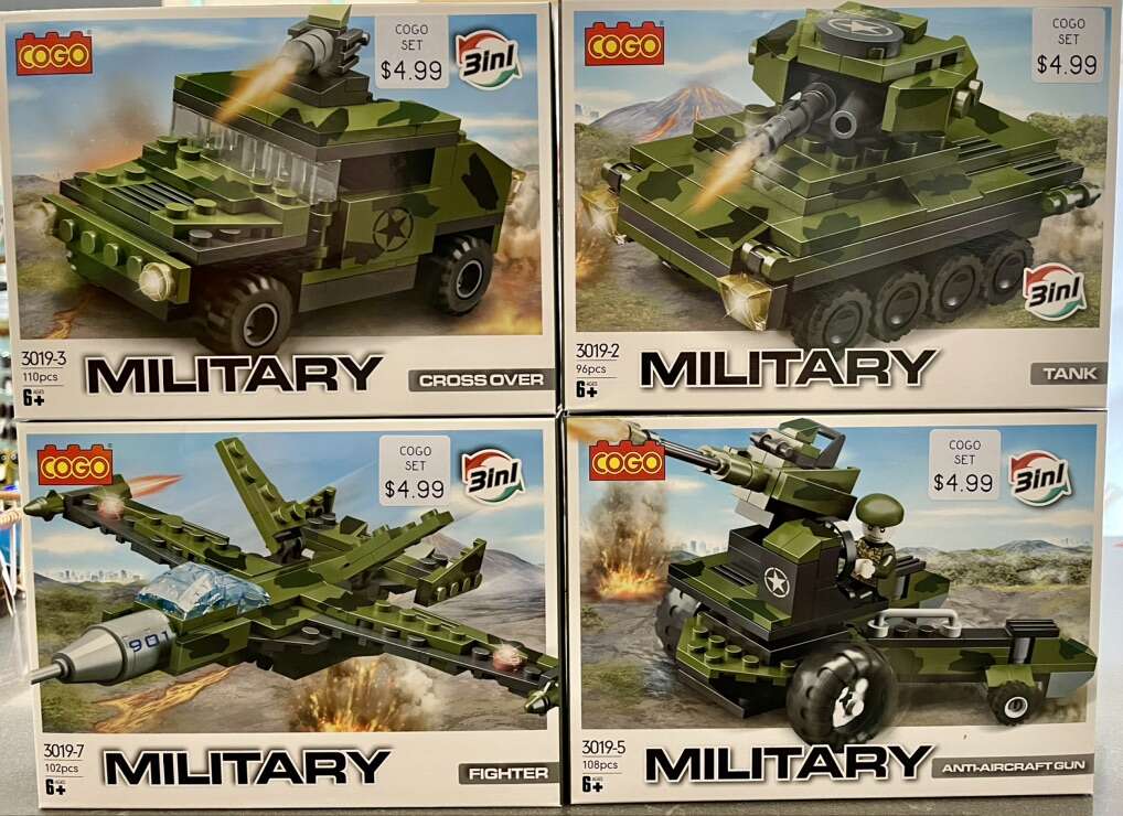 New COGO Military Building Block Brick Sets 3019
