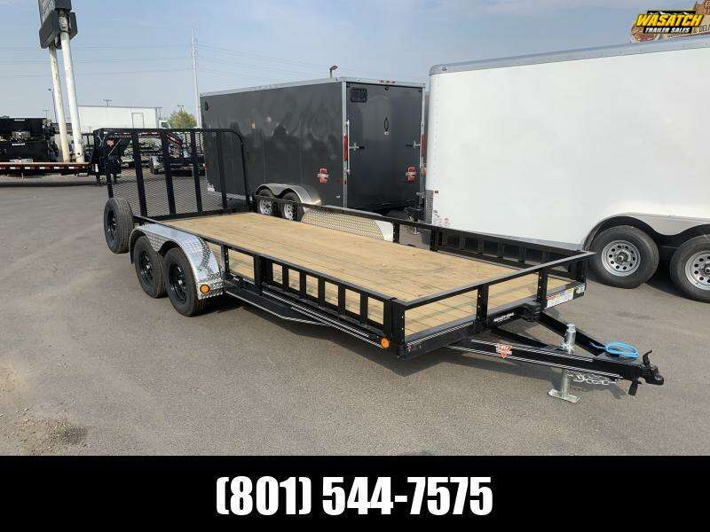 PJ - 7x18 -UL  ATV Ramps - Utility Trailer