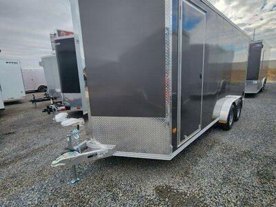 2025 ALCOM 7X18 Stealth 7K Snow Package Cargo / Enclosed Trailer