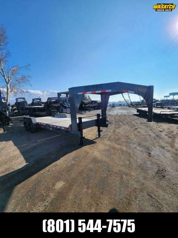 2025 Behnke 22' GN Tilt 20K WHD Flatbed Trailer