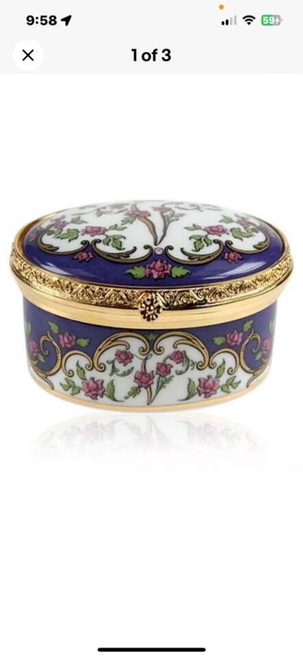 Trust Collection Queen Victoria Pill/Trinket Box