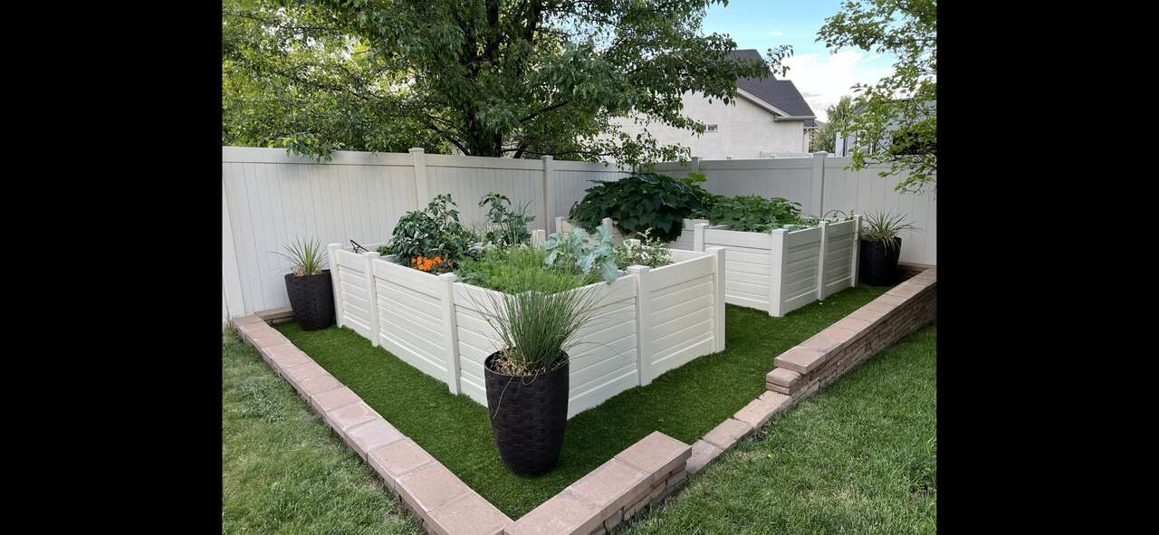 Vinyl Garden Boxes