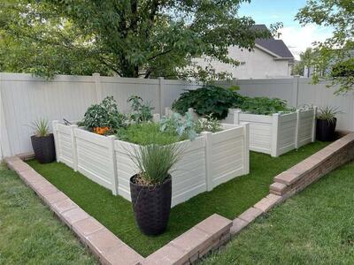 Vinyl Garden Boxes