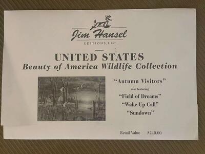 Jim Hansel Duck / Geese / Pheasant Wildlife Prints