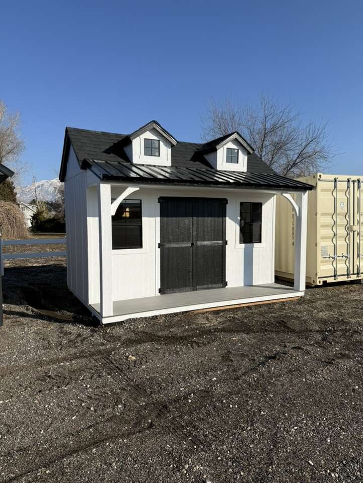 10x16 Topshed Dormer Porch Shed