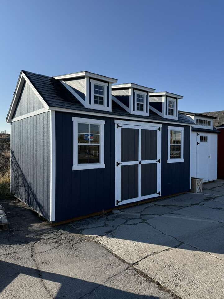 10x16 tripple dormer Top Shed