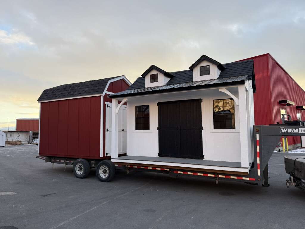 10x16 Porch Dormer Shed