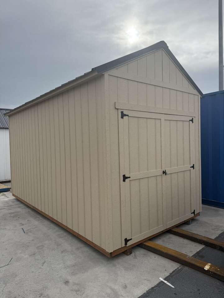 8x16 8' Tall Wall ToP Shed