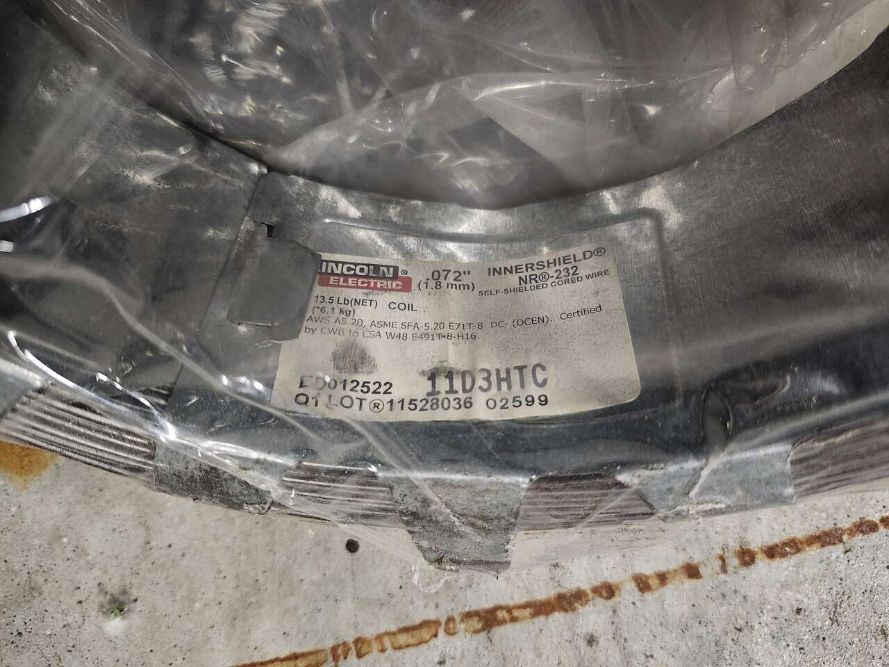 Lincoln Electric Flux-Cored Welding Wire - Qty 3