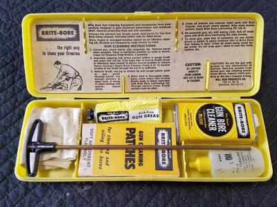 Vintage Brite-bore Gun Cleaning Kit