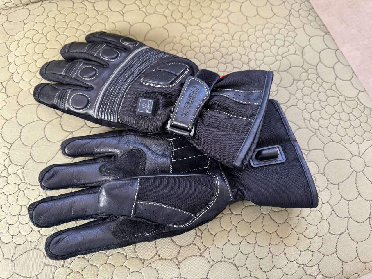 Hotwired 12V motorcycle heated gloves XL