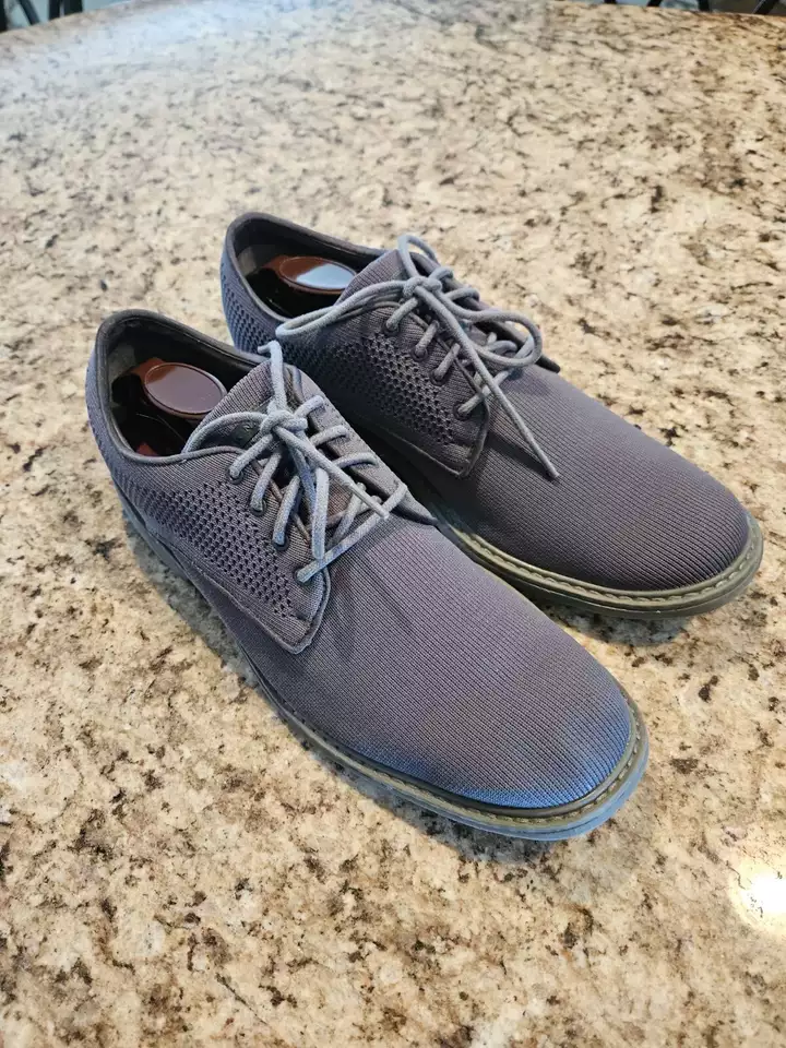DressKoit Mark Nason Mens Grey Gray Cloth Lace Up Oxford 10.5 No Box