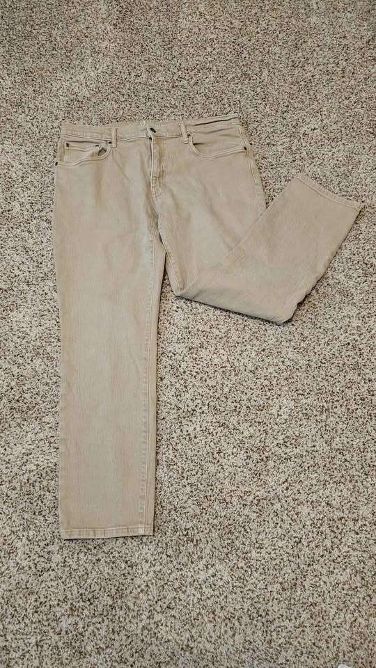 Mutual Weave mens tan jeans 36x30. Great shape