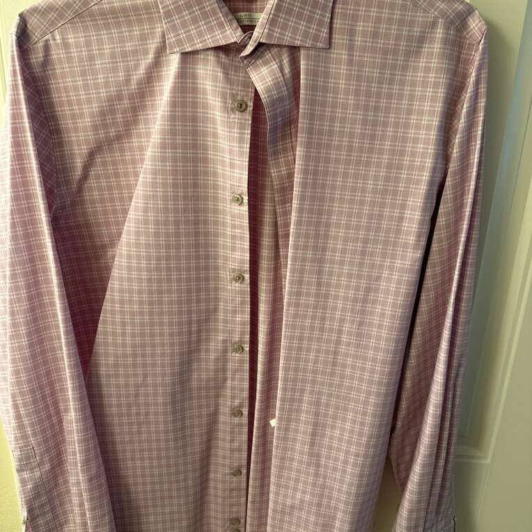 MICHAEL KORS SLIM FIT SIZE LARGE DRESS SHIRT
