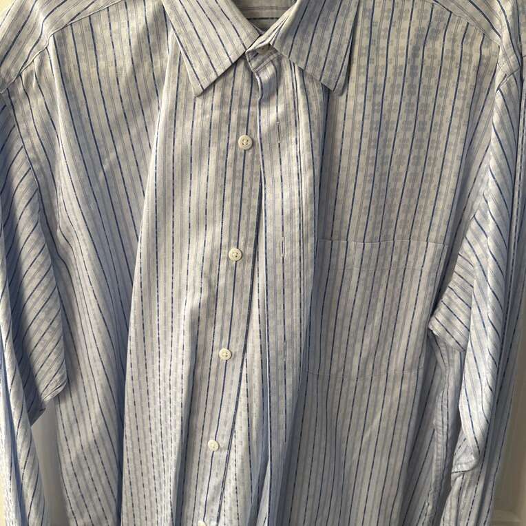 BUGATCHI UOMO DRESS SHIRT SIZE LARGE