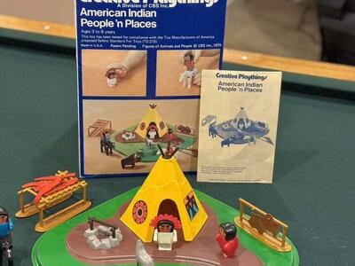 Vintage 1975 Creative Playthings Native American
