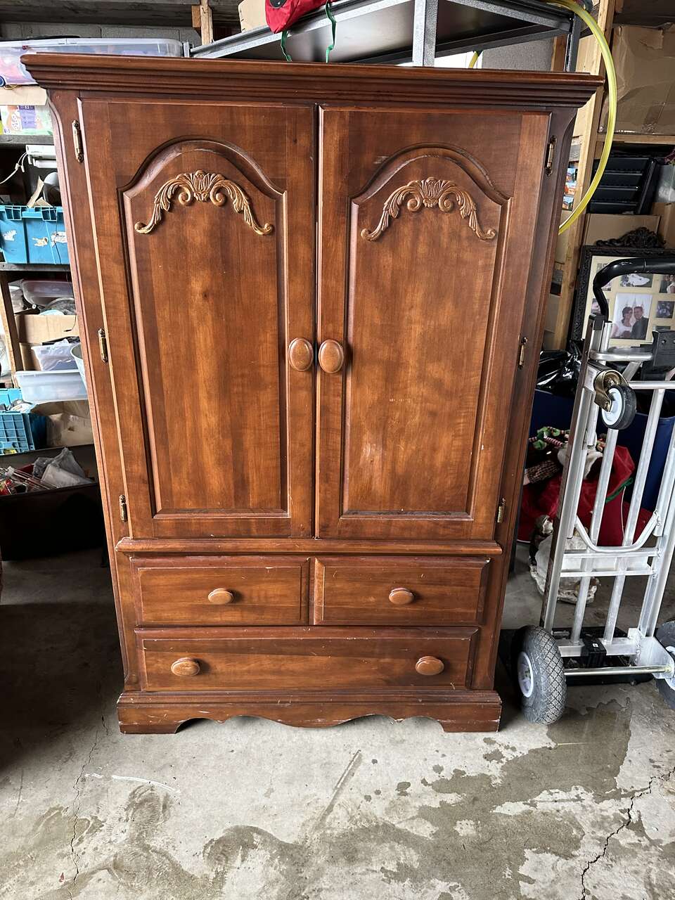 Kids Wood Armoire Furniture