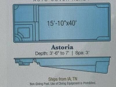 Pool with built in hot tub $140,000